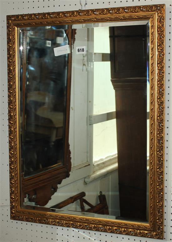 Gilt wall mirror